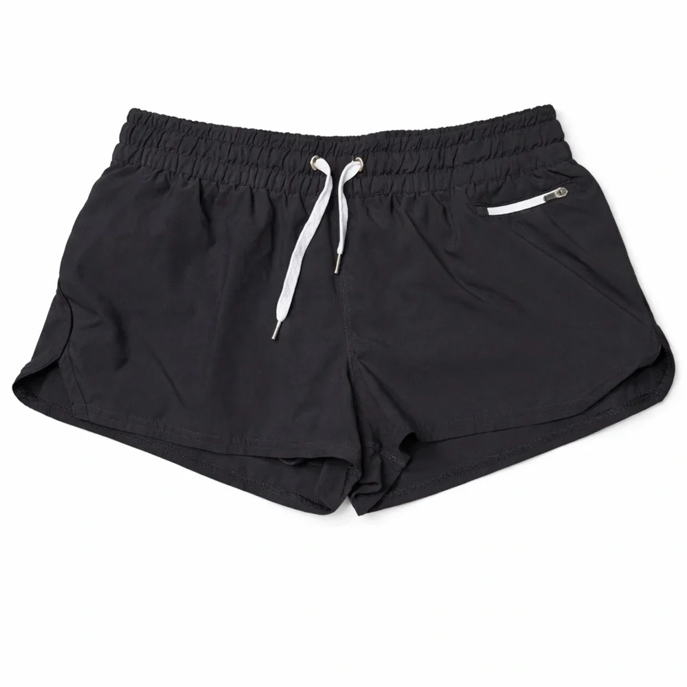 Vuori Clementine 2.5 Short 2.0 Black Athletic Running Lined Women M Gym EUC Yoga - Picture 2 of 7
